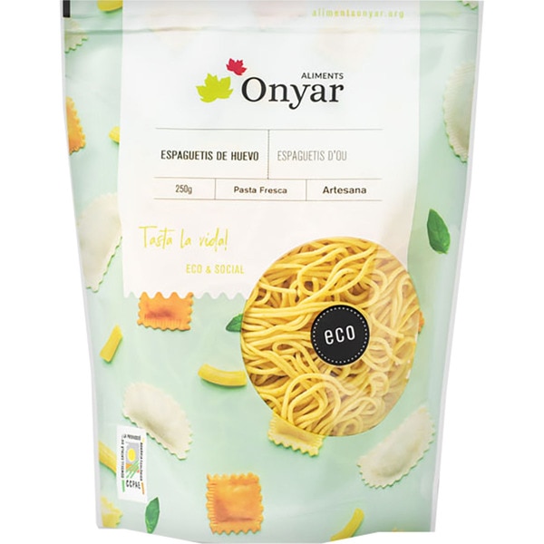 Spaghetti frescos d'ou - bossa 250 gr